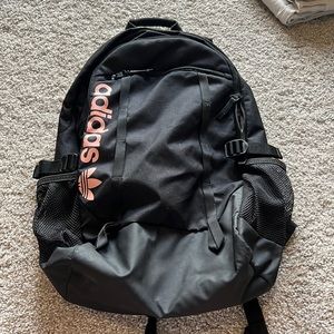 Black & Pink Adidas Backpack